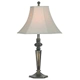 Kenroy Home 31510GBRZ Georgetown One-Light Table Lamp, Golden Bronze with Six Sided Shade