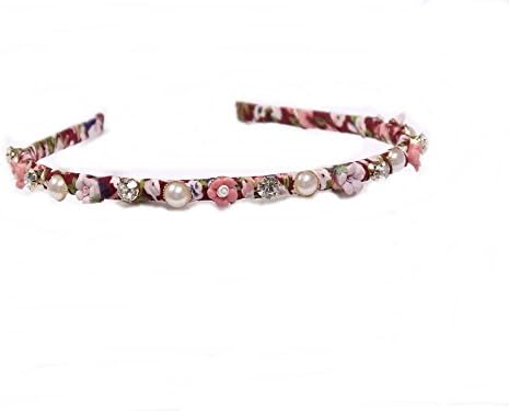 Coordilife Girl's Super Cute Hairbands Selection !!! (Made in Korean) (Red Flower)