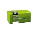 New Zeal Kitchen Lime Retro Style Storage Glossy Enamel Non Slip Feet Bread Bin