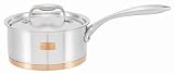Marco Pierre White Stainless Steel with Copper Base 20 cm Vegetable Pan + Lid