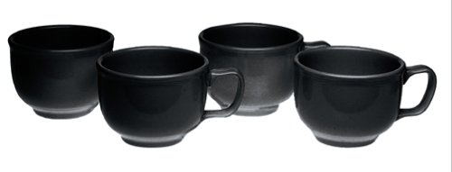 Fiesta Black 149 18-Ounce Jumbo Cups, Set of 4