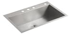 Kohler K-3821-4-NA Vault Large Single...