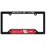 Nascar Black Plastic License Plate Frame