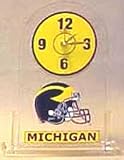 Michigan Wolverines Helmet Desk Clock