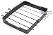Charcoal Companion Non-stick Kabob Grilling Rack, with Six 14-Inch Skewers