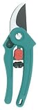 Gilmour Basic Bypass Hand Pruner 1/2-Inch Cutting Capacity Teal #126B