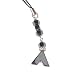 Hand Crafted Cellular Phone Charm - Onyx - 