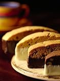 Dilettante Chocolates Deluxe Butter Biscotti Chocolate Dipped - 4 Pieces by Dilettante
