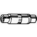 Leviton C5255 In-Line RCA Coupler, Nickel
