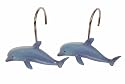 Expressions Deep Blue Shower Hooks, Set of 12