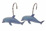 Expressions Deep Blue Shower Hooks, Set of 12