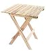 Blue Ridge Chair Works - BRTB01W - Blue Ridge Folding Table Outdoor Portable Table - Natural -