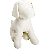 Teafco Cleo Sitting Leather Dog Mannequin