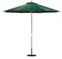 Oxford Garden 9-Foot Polyester Market Umbrella, Hunter Green