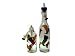 ArtisanStreet's Chili Pepper Design Pour Bottle & Soap Dispenser Set. Hand Painted & Signed