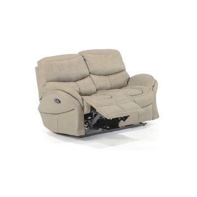 Black Armen Living Idaho Leather Loveseat
