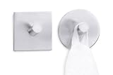 Zack 40205 DUPLO towel hook 2 assort. round + square Stainless Steel