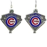 Chicago Cubs Dangle Earrings - MLB Baseball Fan Shop Sports Team Merchandise