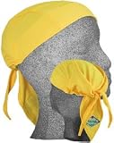 Wickie Wear Tie-Back Bandana Style - Bold Yellow
