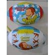 Adorable Curious George vinyl football (2 pcs set