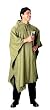 Olive Drab Nylon Rip-stop Poncho