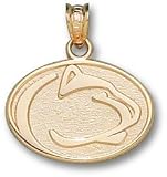 Penn State Nittany Lions Solid 10K Gold Lion Head 1/2'' Pendant