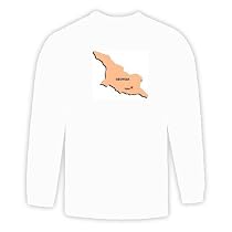 Long Sleeve T-shirt with map, eastern, europe