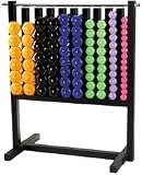 Aerobic Pac w/ 43 Pairs of Vinyl Dumbbells