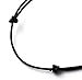 Sturdy Beach Choker Surf Necklace Adjustable Genuine 2mm Round Black Leather Cord 16-32