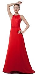 Charmeuse/Satin High-Neck Sleeveless Prom Dress 