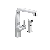 31GCd3z1nIL. SL160  Kohler K 6334 BL Evoke single control kitchen sink faucet with sidespray, Matte Black