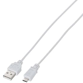 ELECOM �X�}�[�g�t�H���p�ɍ�Micro-USB(A-MicroB)�P�[�u�� 2.0m �z���C�g MPA-AMBX20WH