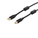 iBUFFALO USB2.0ケーブル (A to B) サージ機能付 ブラック 3m BSUABSFC230BK
