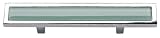 Atlas Homewares 231-GR/CH 5-3/4-Inch Spa Green Pull, Polished Chrome
