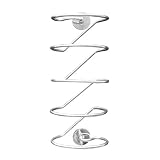WingIts TV4SP64BN 4-Tier Infinity Towel Vine, 4-Inch SPIRE Design, Satin Nickel Stainless Steel