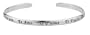 Sterling Silver "I Love You, Te Amo, Je T'Aime, Ti Voglio Bene" Cuff Bracelet