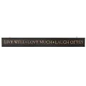 Live Love Laugh Wood Sign