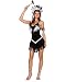 Women's Tribal Princess Costume Black/White, X-Small Women's Tribal Princess Costume Black/White, X-Small