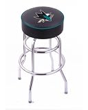 San Jose Sharks Double-Ring Swivel Bar Stool