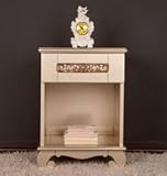 Chelsea Night Stand in Antique Silver