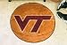 NCAA VIRGINIA TECH HOKIES BASKETBALL SHAPED DOOR MAT RUG