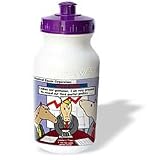 Rich Diesslins Funny Animals Cartoons - Horse Cents - Water Bottles