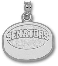 Ottawa Senators "senators Puck" Pendant - Sterling Silver Jewelry Picture