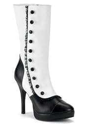 Women's 4 1/2 Inch Buttoned Up Knee High Boot