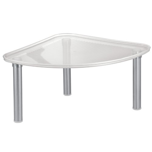 InterDesign Linus Corner Shelf, Clear