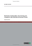 Nach dem irischen Nein: Der Vertrag von Lissabon in der Kritik der britischen Presse - Jan Bahr-Vollrath