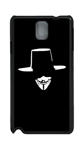 Note 3 Case, V For Vendetta Man With Knifes Hard Black High Impact Heavy Duty Protection Case for Samsung Galaxy Note 3 Note iii N9000
