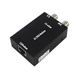 RJ-45 (120 ohm) To Dual BNC (75 ohm) Female AdapTer