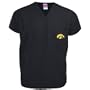 Iowa Hawkeyes Black Scrub Top