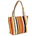 Designer Collections Claire Multi Coloured Cotton Shopping Bag: Size: 42cm x 30cm